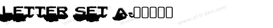 Letter Set A字体转换